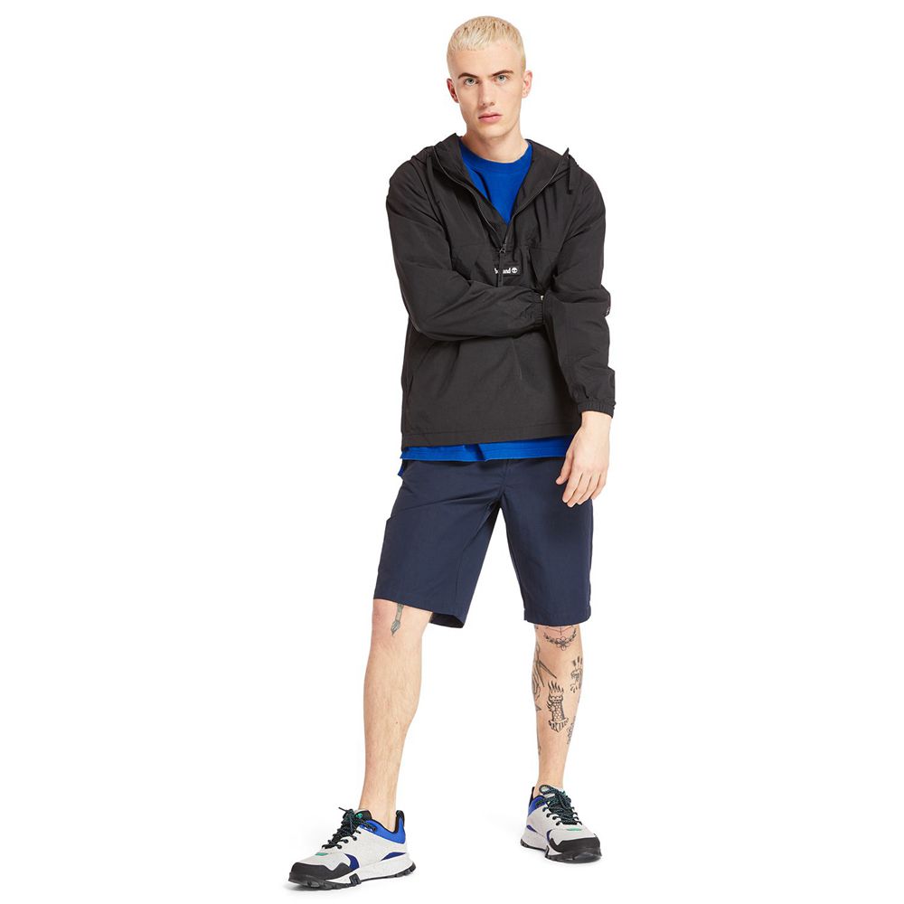 Jaqueta Masculino - Timberland Pullover Windbreaker - VTXUF9501 - Pretas